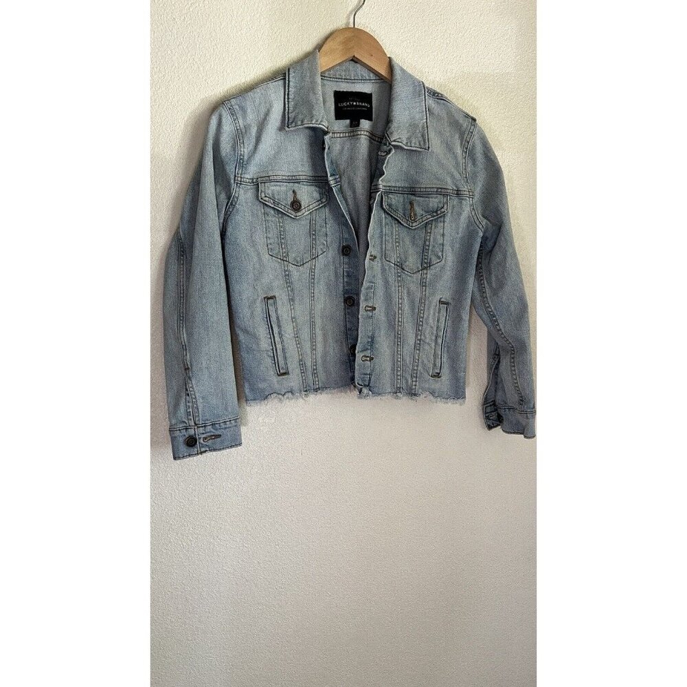 Lucky Jeans Denim Jacket, Raw Hem.